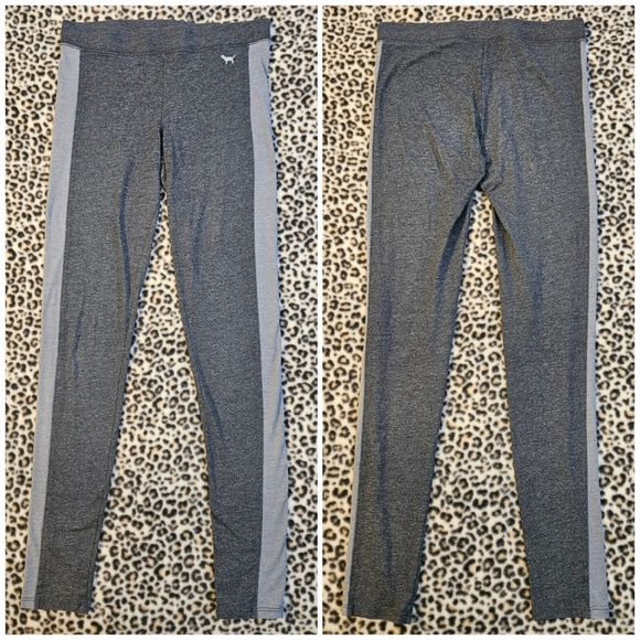 PINK Victoria's Secret Pants - 2015 Victoria's Secret PINK Two-Tone Gray Skinny Leg High-Waist Leggings, XS GUC